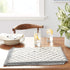 Artisan Hand Loomed Placemat - Gray Dots - 14" x 19" - Set of 4 - ARCADIA HOME
